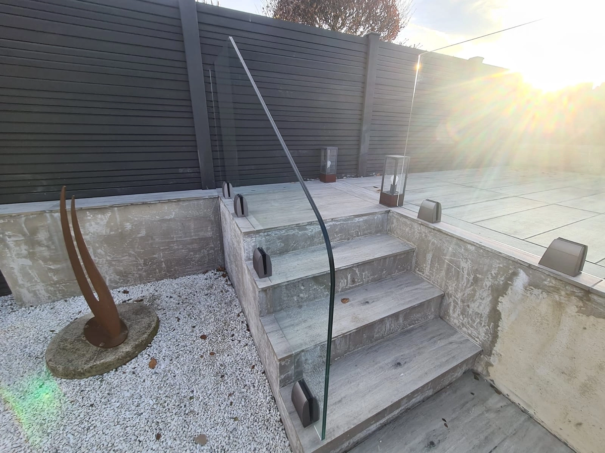 Photo of Low Iron Toughened Laminated Installed by Bespoke Glass Services