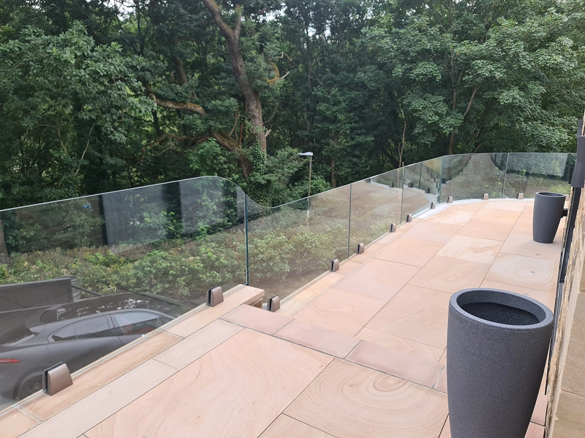 Photo of Low Iron Toughened Laminated Installed by Bespoke Glass Services