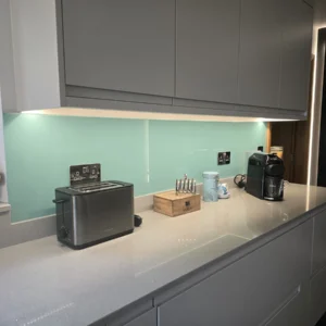 Photo of Painted Toughened Glass by Bespoke Glass Services