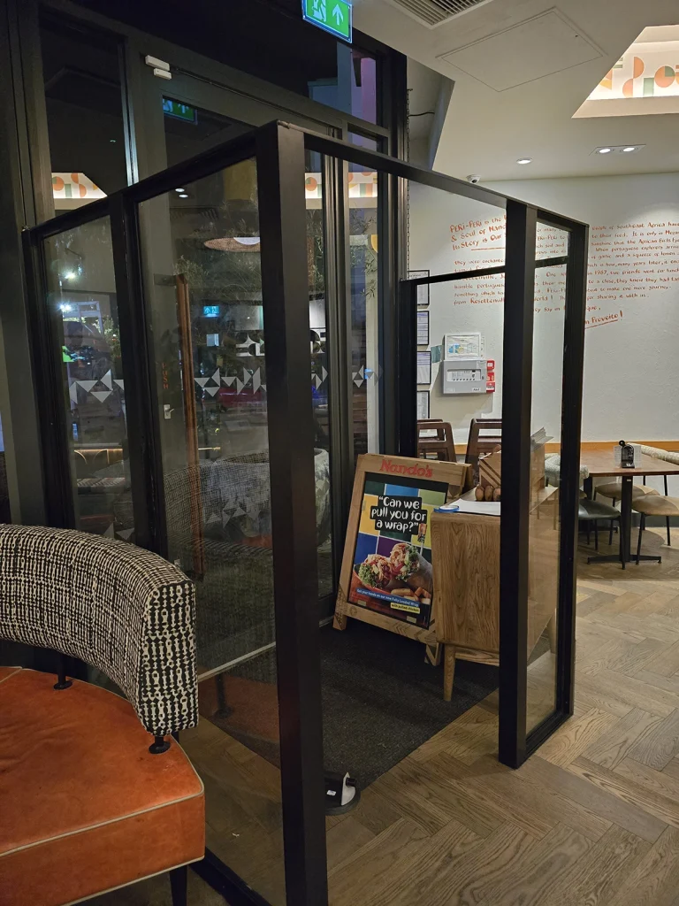 Glass Entrance Nandos - Wakefield